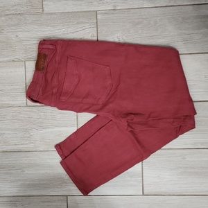 Maroon Skinny Jeans